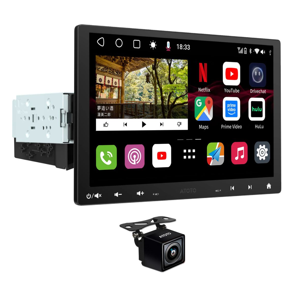 S8G1104MX+AC-HD03LR-A 360°仮想サラウンドビュー対応 Androidカーナビセット